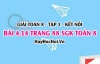 Bài 4.14 SGK Toán 8 tập 1 Kết nối tri thức
